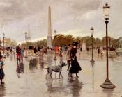 乔治 斯坦 : Place De La Concorde.jpg